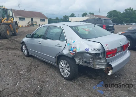 2005 Honda Accord 2.4 Ex из США, поврежденный, VIN 1HGCM56855A115577